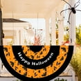 thumbnail image 5 of Opehuo 2PCS Halloween Bunting Half Fan Hanging Flag Banner,Fan Flag Bunting Outdoor Flag for Halloween Indoor Outdoor House Holiday Yard Decorations Party Props,35.43",B, 5 of 6