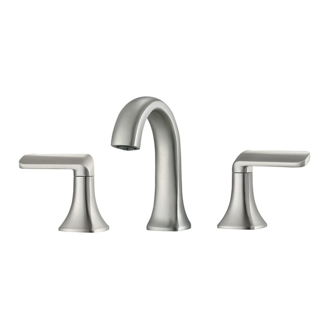 Ancona Arezzo Robinet de Salle de Bain à Large Diffusion en Nickel Brossé
