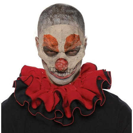 Clown Mens Adult Creepy Evil Jester Costume Accessory Collar
