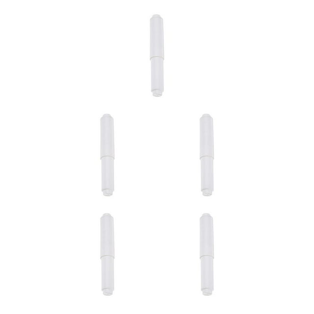 yingyy Porte-Rouleau de Papier Hygiénique Rouleau Rétractable Organisateur de Salle de Bain Réutilisable Amovible à Ressort Bobine Manuelle à Broche 1 5Ensemble