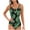 Green, variant on JSheng Womens One Piece Swimsuit Fashion Women Summer Gradient Color With Chest Cushion And No Steel Support Sexy Backless Strap Bikini Swimsuit Black XL