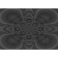 thumbnail image 1 of Ahgly Company Machine Washable Indoor Rectangle Transitional Charcoal Black Area Rugs, 2' x 5', 1 of 7