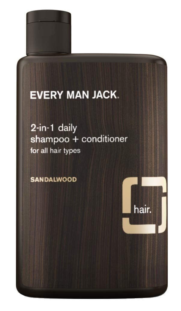 Every Man Jack Shampoo 2In1 Sandalwood 13.5 Ounce 400ml Pack of 33