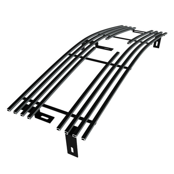 APS Premium Stainless Steel Black Horizontal Billet Grille Compatible with Chevy Blazer 1998-2005 & 98-04 S-10 Horizontal Bar Main Upper N19-J44058C