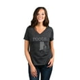 thumbnail image 2 of Thread Tank Home Roots State Rhode Island RI Women's Relaxed V-Neck T-Shirt Tee Charcoal X-Large, 2 of 4
