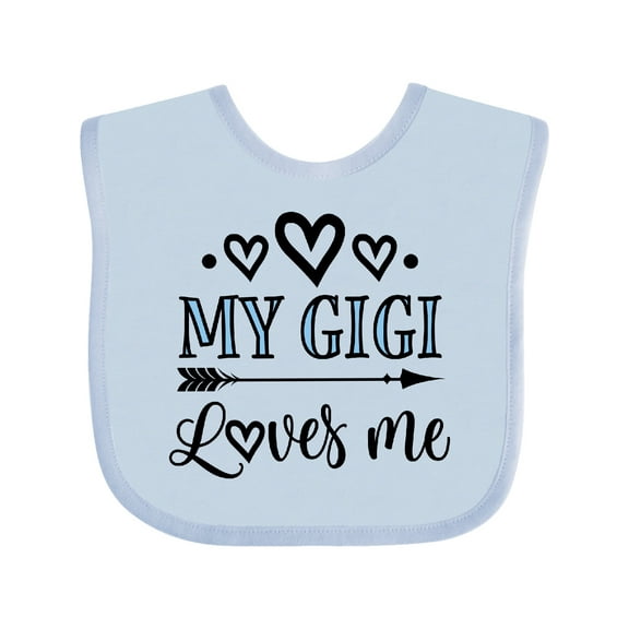 Inktastic My Gigi Loves Me Boys or Girls Baby Bib