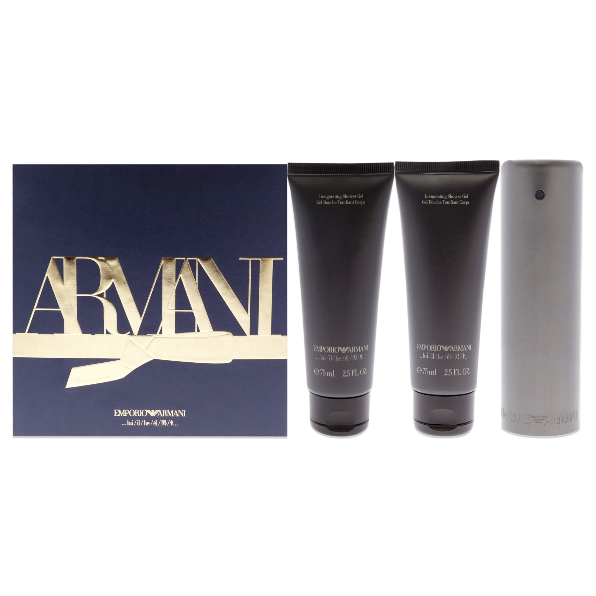 Emporio Armani by Emporio Armani for Men 3 Pc Gift Set 1.7oz EDT