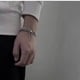 thumbnail image 3 of Pulsera de aleación distintiva de estilo hip hop para hombres y mujeres, cadena de metal, simple y atmosférica, 3 of 6