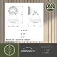 thumbnail image 6 of Huntley 1 Light Bronze Farmhouse Schoolhouse Bathroom Wall Fixture, 6 of 8
