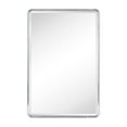 thumbnail image 2 of TEHOME Farmhouse 16 in. W x 24 in. H Small Recessed Metal Rectangular Bathroom Medicine Cabinets with Mirror in Polished Nickel, 2 of 5