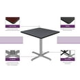 thumbnail image 4 of Regency 30 in. Small Square Breakroom Table- Grey Top, Black Legs, 4 of 5