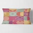 thumbnail image 2 of Designart Geometric Retro Minimal I' Mid-Century Modern Throw Pillow - 12x20, 2 of 2