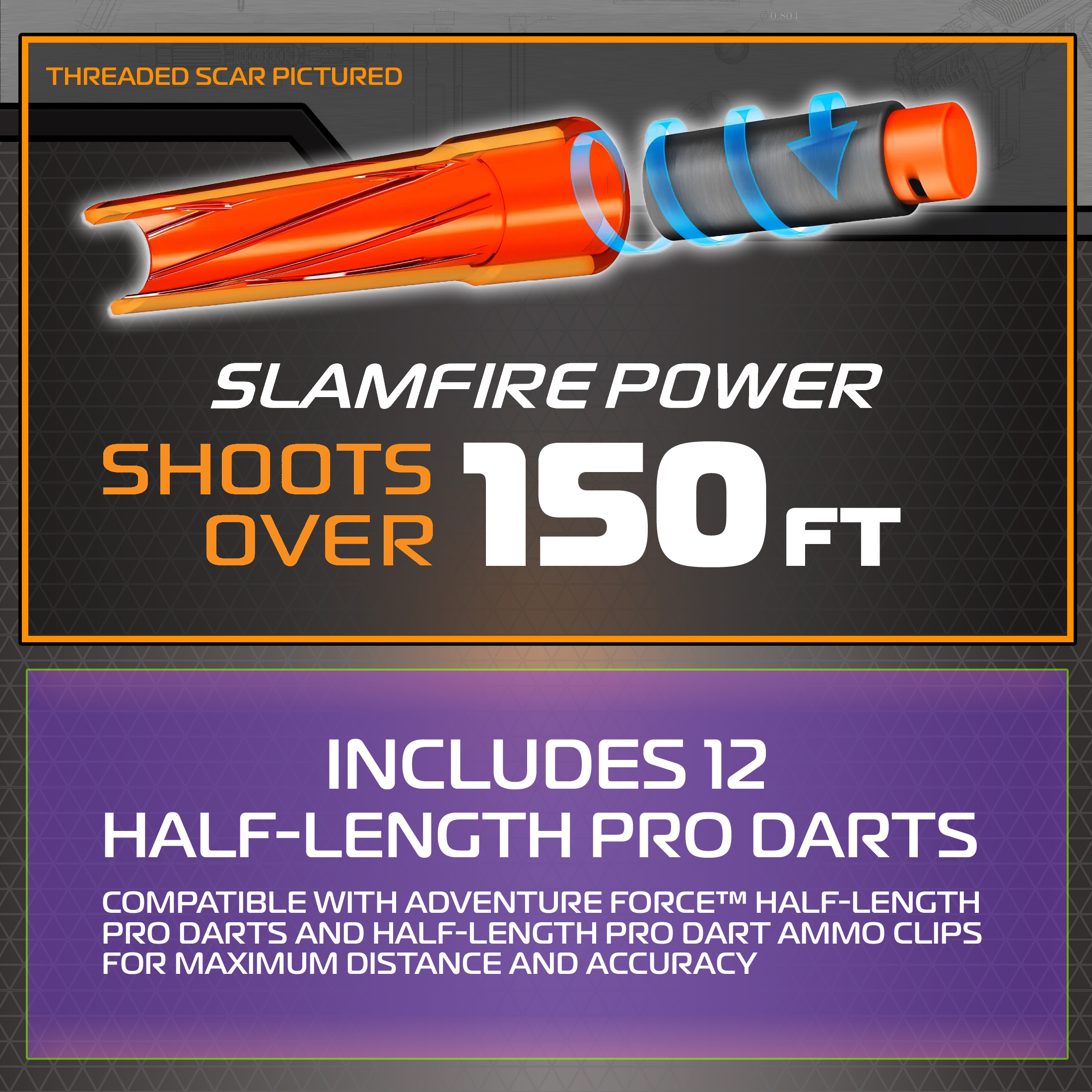 Adventure Force Tactical Strike Aeon Pro X Foam Dart Blaster photo 5