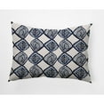 thumbnail image 5 of Simply Daisy Cowry Check Outdoor Pillow, Blue/White, 20 in x 20 in, 5 of 5