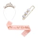 thumbnail image 1 of Faja y corona decorativas para niña de 18 años, más un broche de perla, joyería de cumpleaños de princesa de cristal, regalo de cumpleaños para niñas de 18 años, accesorios de decoración, 1 of 5