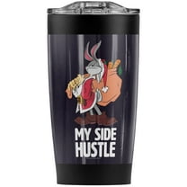 Looney Tunes Bugs Bunny Christmas Hustle Stainless Steel Tumbler 20 oz Coffee Travel Mug/Cup, Vacuum Insulated & Double Wall with Leakproof Sliding Lid | Great for Hot Drinks and Cold Beverages