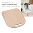 thumbnail image 3 of Coffee Countertop Appliance Rolling Tray Solid Wood Ergonomic Design Coffee Pot Slider Tray for Kitchen, 3 of 7