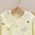 thumbnail image 5 of CAUYDY Baby Girls Pjs Infant Sleepers for Girl Long Sleeved Shirt Elastic Waist Pants 2Pcs Set Newborn Pajamas Preemie Clothes Fall Winter 0M 3M 6M 9M 12M Sizes 6-9 Months,Yellow, 5 of 7