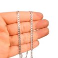thumbnail image 4 of Sterling Silver 22" 3.8mm Curb Link Chain, 4 of 4