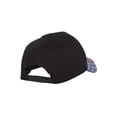 thumbnail image 4 of Top Headwear USA Low Profile Striped Brim Adjustable Hat - Black, 4 of 4