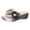 Silver, variant on Women's Sparkly Rhinestones Flower Pearl Metallic Orthopedic Wedge Sandals Bridal Elegant Arch Support Platform Chunky High Heel Dress Slip on Backless Walking Slides Summer Gold Size 8.5