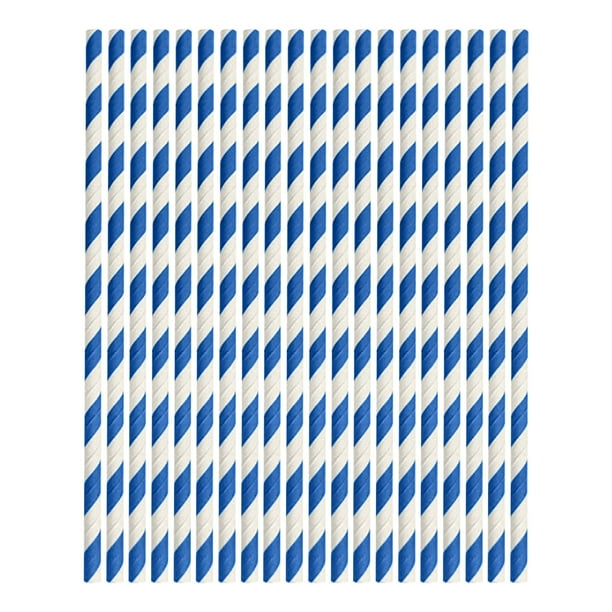 Xihbxyly Pajitas de Papel de Colores, 100 Unidades, Diseño de Rayas Neón, Desechables y Ecológicas, Versátiles para Bebidas Frías y Calientes, Fiestas, Eventos, Barbacoas, Camping, Elegante Accesorio