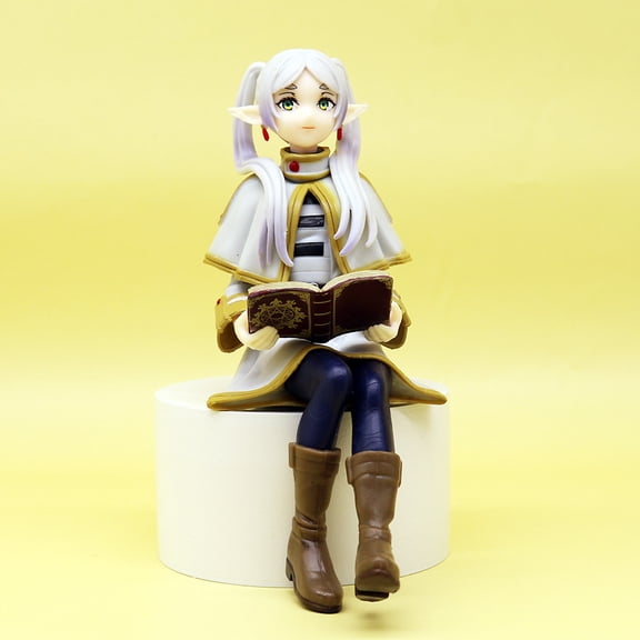 Anime Frieren: Beyond Journey's End Sitting Pose PVC Figure Model | Window Office Desktop Car Decorative Ornaments | Friend Birthday Gift