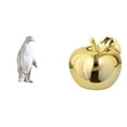 thumbnail image 1 of Escultura De Fruta De Pingüino, Figura De Resina De Cerámica, Adorno Decorativo Coleccionable, Estatua De Animal Para Inauguración De La Casa, Bar, Dormitorio, Oficina, Porches Y Restaurantes., 1 of 8