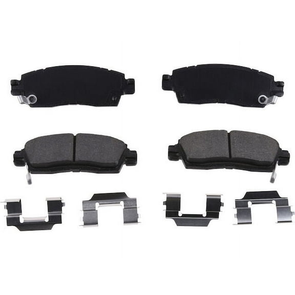 Rear Brake Pad Set - Compatible with 2002 - 2009 Chevy Trailblazer 2003 2004 2005 2006 2007 2008