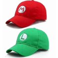 thumbnail image 1 of Super Mario Bros Baseball Cap Mens Adjustable Hats, 1 of 2
