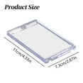 thumbnail image 2 of Clearance！ Plastic Transparent Trading Card Protector Organizer Sports Card Baseball Card Standard Card Case Card Storage, 2 of 8
