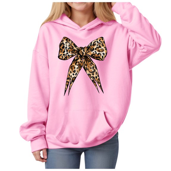 KPOPLK Sweatshirts for Girls Toddler & Kids Little Girl's Pullover Tops Sweaters & Hoodies Fall Winter Teen Girls Coat Pink,Size 3-4 Years