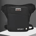 thumbnail image 4 of Bolsa De Pierna Caída Oxford Drop Leg Bag con cremallera Hombres Pierna Bolsa Accesorios al aire libre (Negro), 4 of 8