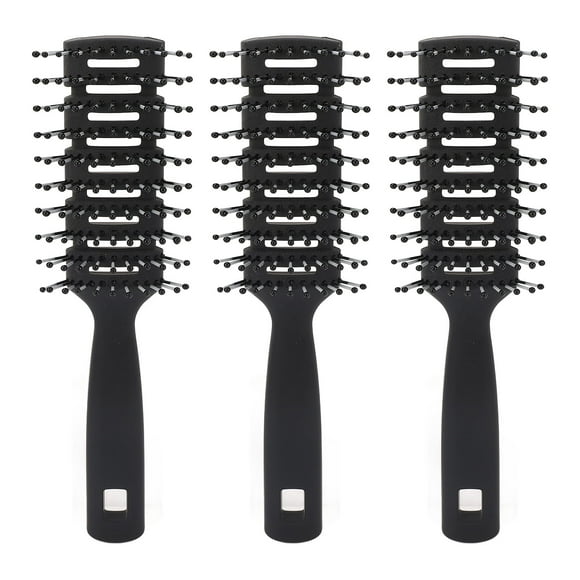 FYBTO 3pcs Vent Hair Brush 11 Row Vented Hairbrush for Men Women Vent Brushes with Ball Tipped Bristles for Wet Drying Quickly-090504