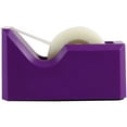 thumbnail image 2 of JAM Paper Colorful Desk Tape Dispensers, 4.5" x 2.5" x 1.75", Purple, Sold Individually, 2 of 5