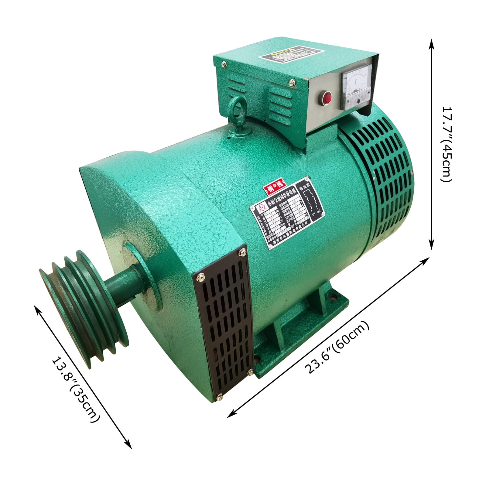 220V Single-phase Pure Copper Diesel Generator With Carbon Brush AC Synchronous Motor