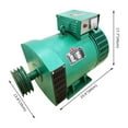 thumbnail image 6 of Single-phase Pure Copper Diesel Generator Diesel-driven Alternator with Carbon Brush 220V, 6 of 15