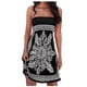 thumbnail image 2 of ICHUANYI Clearance Women Sexy Tube Strapless Strapless Printing Sleeveless Tight Skirt Dress Dress(Black, L) ICHUANYI WER2023081109005, 2 of 6