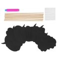 thumbnail image 1 of Black Wedding Card DIY Photo Booth Props for Decor 1Set, 1 of 1