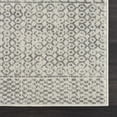 thumbnail image 4 of Hauteloom Marash Collection Raya - Moroccan Farmhouse Living Room Bedroom Area Rug - Geometric Southwestern Tribal Style Carpet - Boho Aztec Look - Beige, Gray, Dark Gray 5'3" x 7'3", 4 of 7