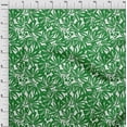 thumbnail image 4 of oneOone Velvet Green Fabric Floral & Quilting Supplies Print Sewing Fabric By The Yard 58 Inch Wide, 4 of 7