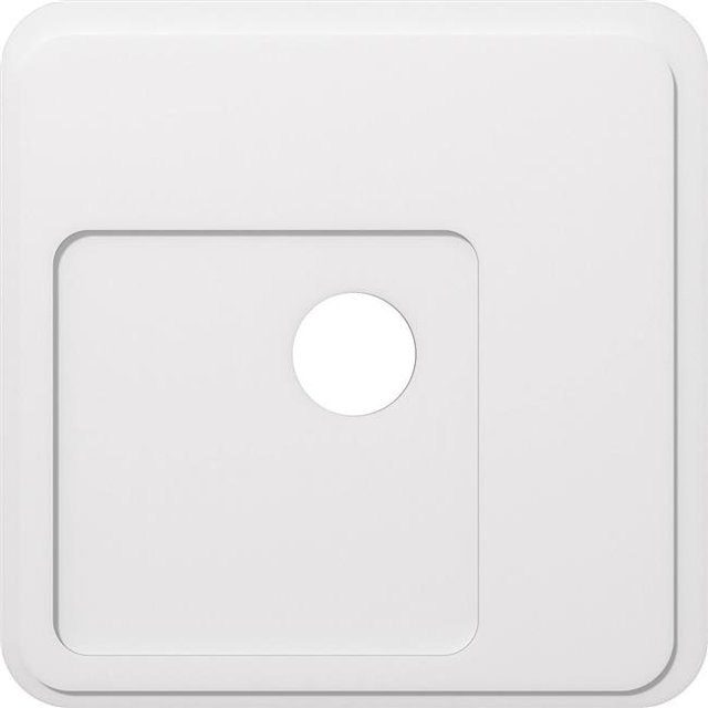 Ekena Millwork CMP40LN-07000 40 in. OD x 7 in. ID Square Lucan Architectural Grade PVC Contemporary Ceiling Medallion