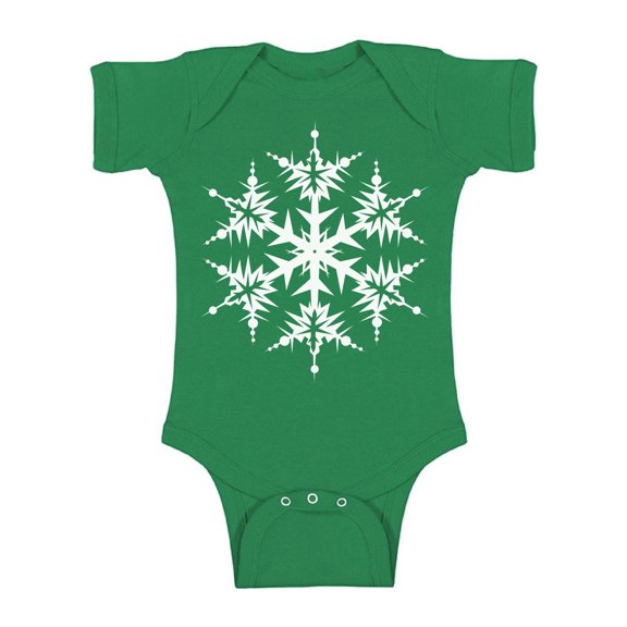 Awkward Styles Xmas Baby Outfit Bodysuit Christmas Snowflake Romper