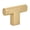 Satin Brass, variant on emtek trail bar knob