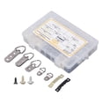 thumbnail image 4 of Cintres Photo Assortis, Non Endommagés 7 Modèles Cintres Photo de Remplacement Kit d'Assortiment 415Pcs 40lbs Support de Charge Ménage pour Accrocher, 4 of 7