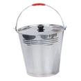 thumbnail image 5 of RENACLIPY Sturdy Water Bucket Stainless Steel Silver 1 Set for KTV, 5 of 8