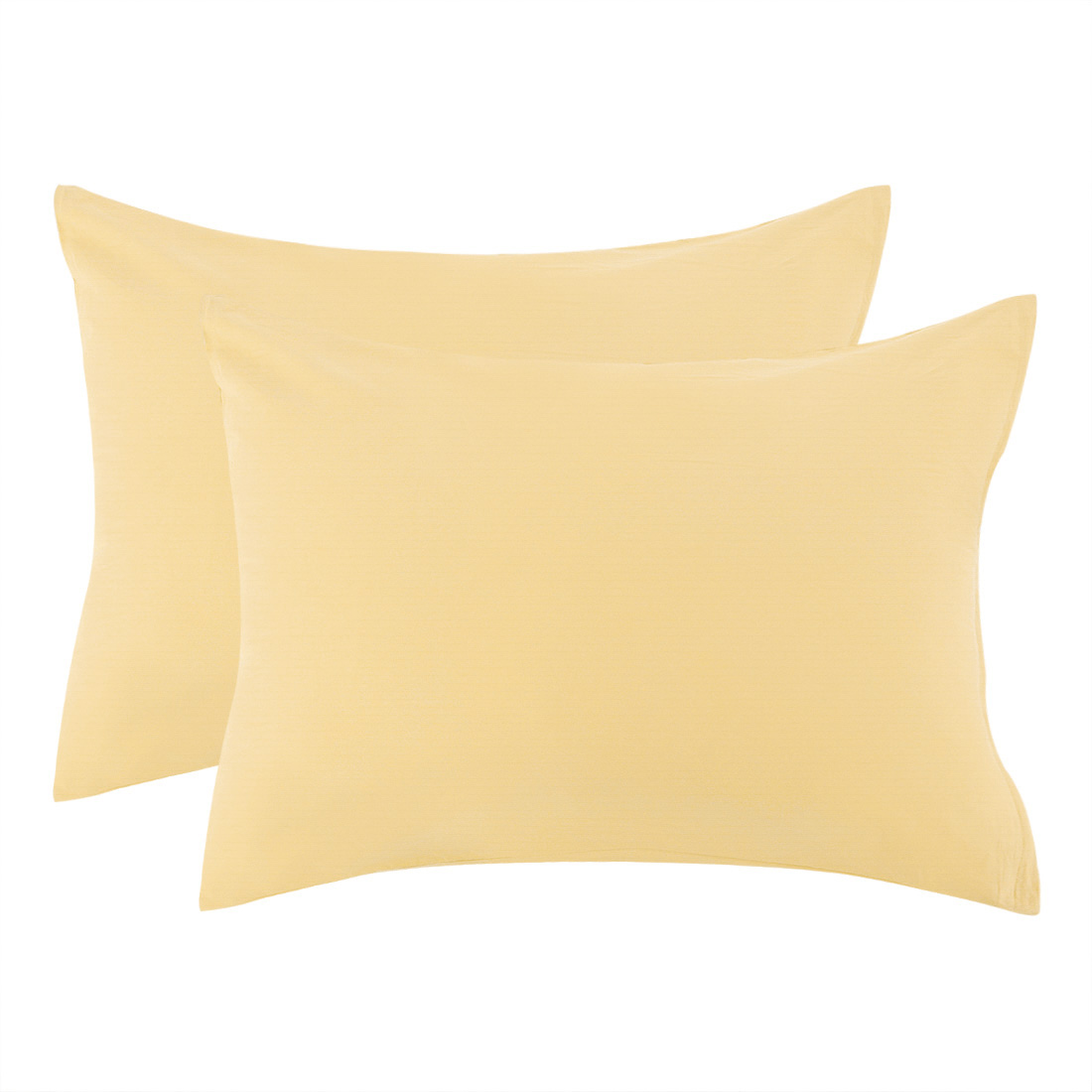 Zippered Pillow Cases Pillowcases Covers Egyptian Cotton 2Pack (20 x