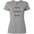 thumbnail image 3 of Inktastic Future Mushroom Hunter- mushrooms and morels Women's T-Shirt, 3 of 5