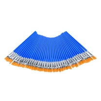 GERsome 50 Pcs Flat Paint Brushes for Touch Up, GERsome Small Paint Brushes for Classroom Crafts Paint Brushes for Acrylic Painting Watercolor Canvas Face Painting