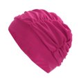 thumbnail image 6 of Unique Bargains 1 Pc Breathable Pleated Style Swimming Cap Rose Red, 6 of 6